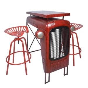 Tractor Table Bar with Chair
