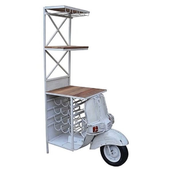 Vintage Scooter Bar cabinet Book shelves