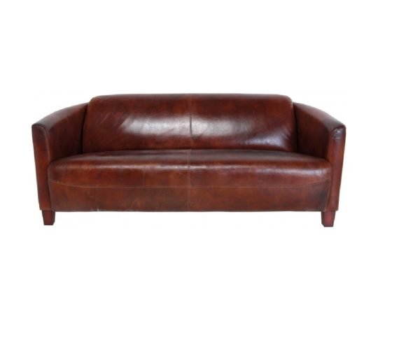 Indian Sofa Cigar Brown Leather