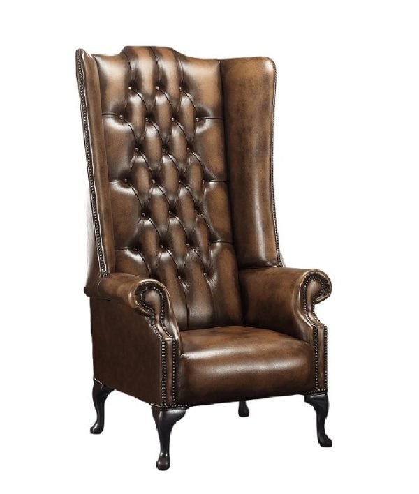 Wing Chair High back Leather