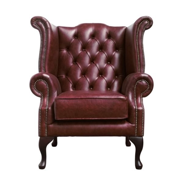 Chesterfield Brown Leather Armchair