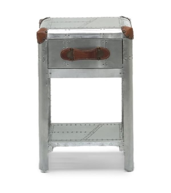 Aviator 1 drawer bedside table