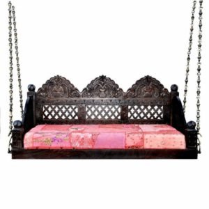 3 Seater Solid wood Jhula